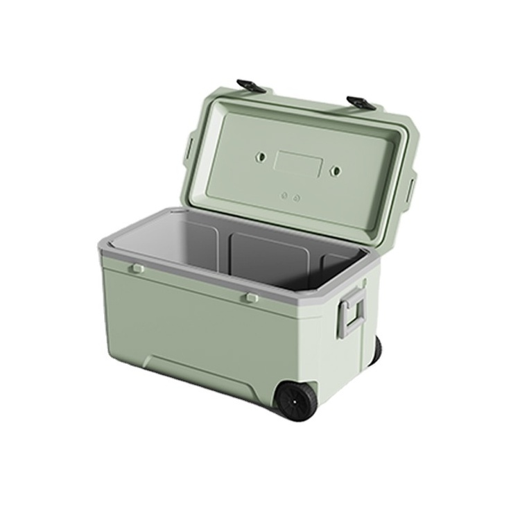 Large Capacity 120L Cooler Box Fishing Cooler Chilly Bin Outdoor Plastic Ice Bucket With Wheels Box