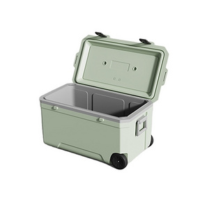 Large Capacity 120L Cooler Box Fishing Cooler Chilly Bin Outdoor Plastic Ice Bucket With Wheels Box