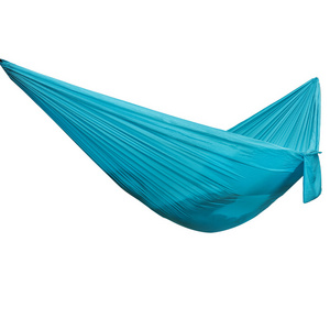 Wholesale Outdoor hammock parachute cloth anti rollover hanging camping hammock