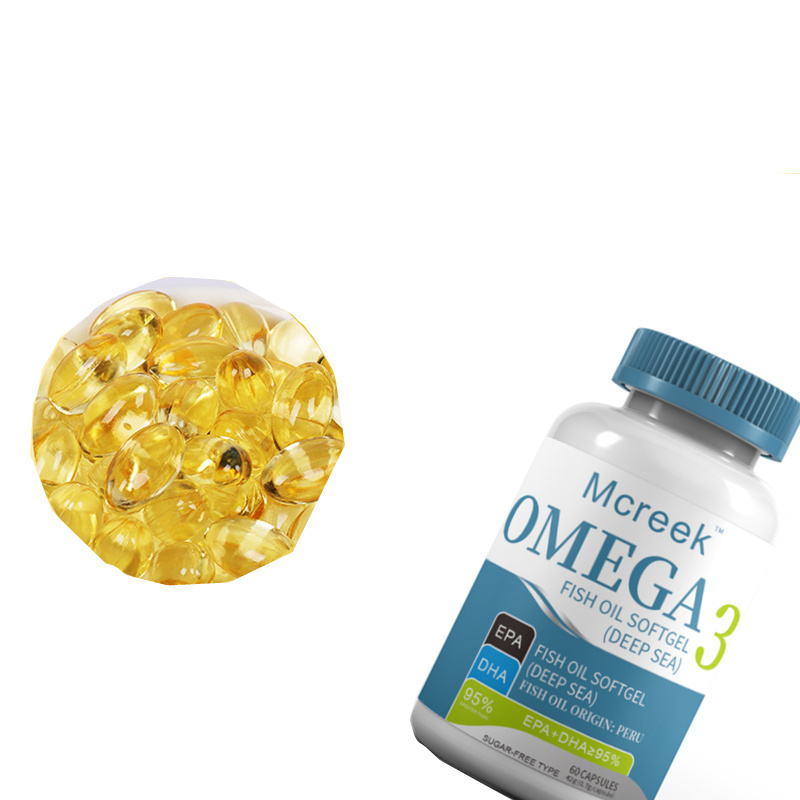 Customized Health Formulas Omega 3 Fish Oil Capsules For Heart Brain & Immune Support Joint Skin  Eye and Heart Health