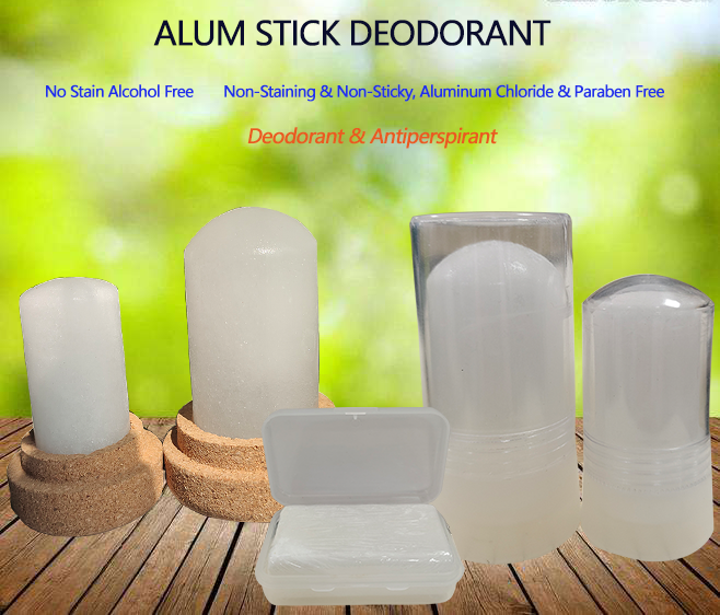 High quality Antiperspirant desodorante cristal Alum Crystal deodorant stick