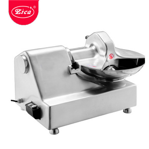 Meat Cutter Machine Commercial Food Processor Cutting Mixer Mixer Bowl Minced Meat Sausage Stuffing Equipment