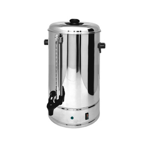 CP10 Commercial Grade Stainless Steel Percolate Coffee Maker Hot Water Urn for Catering 10-Liters