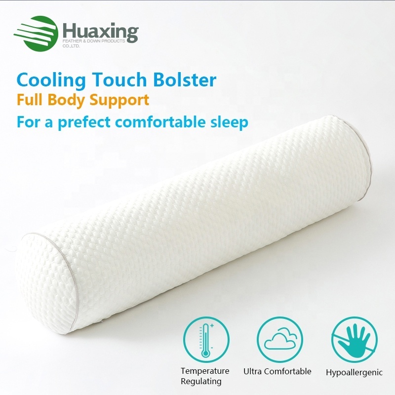 Soft and comfortable Stuffed down alternative fiber filling long Huge bolster Sleeping Pillow Cushion