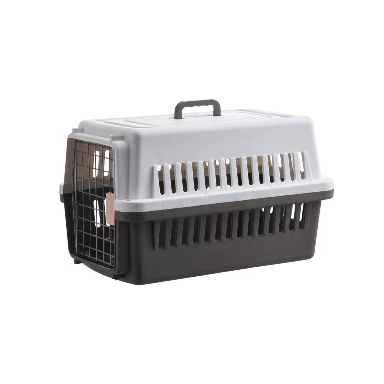 Hot Sales Plastic Cat Cage Portable Dog Crates Airline-approved Carrier For Small Size Pets