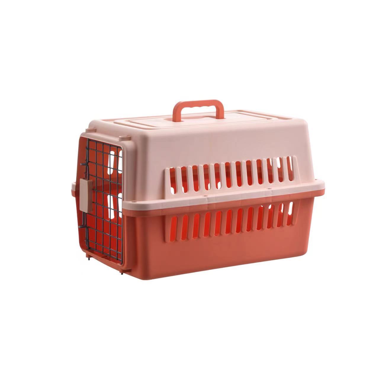 Low MOQ Airline Approved Plastic For Sale Large Dog Pet Cages, Carriers Cat Air Travel Sky Kennel Carrier Cage