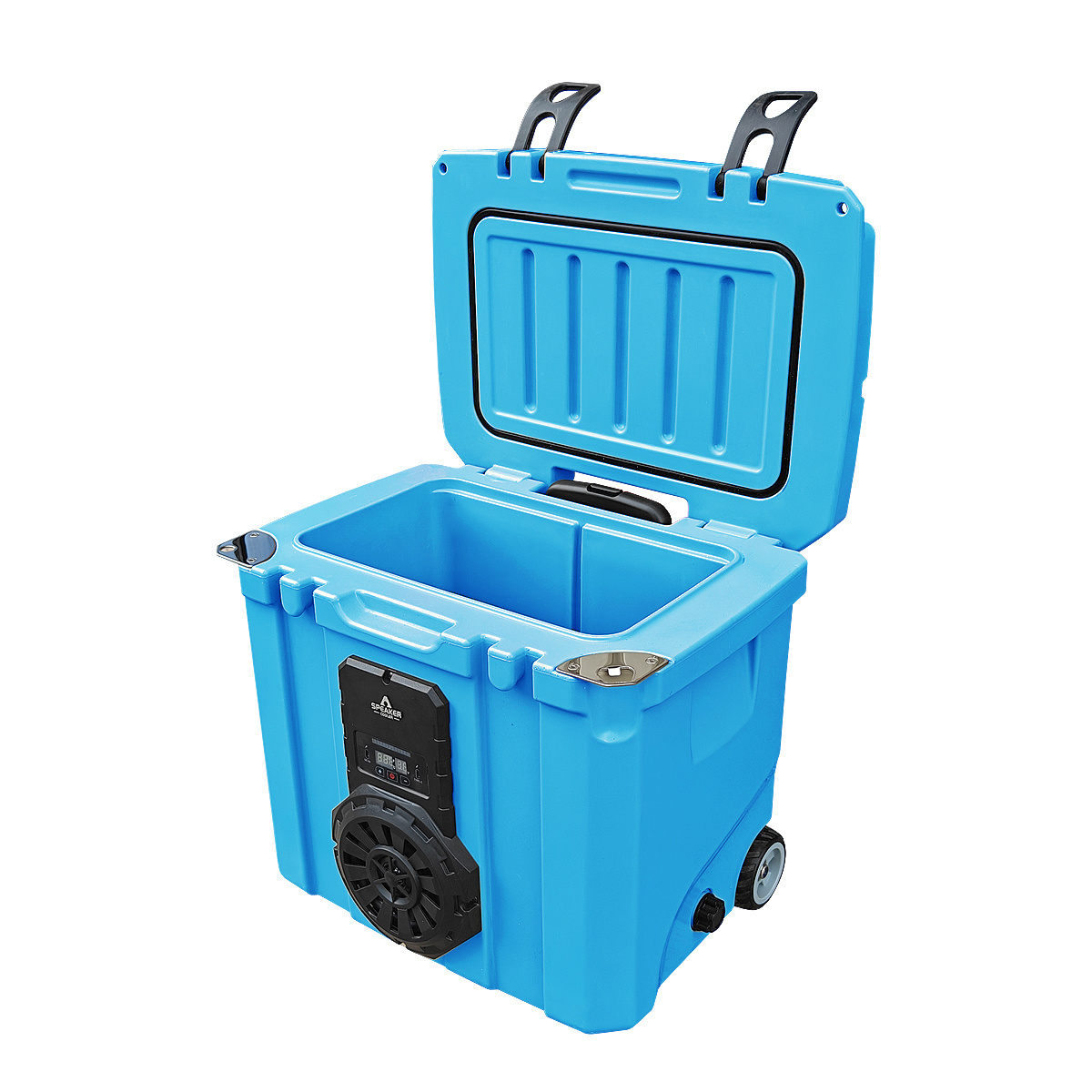 Modern fashion design music speaker cooler with wheels high output audio BT Speaker system ice chest