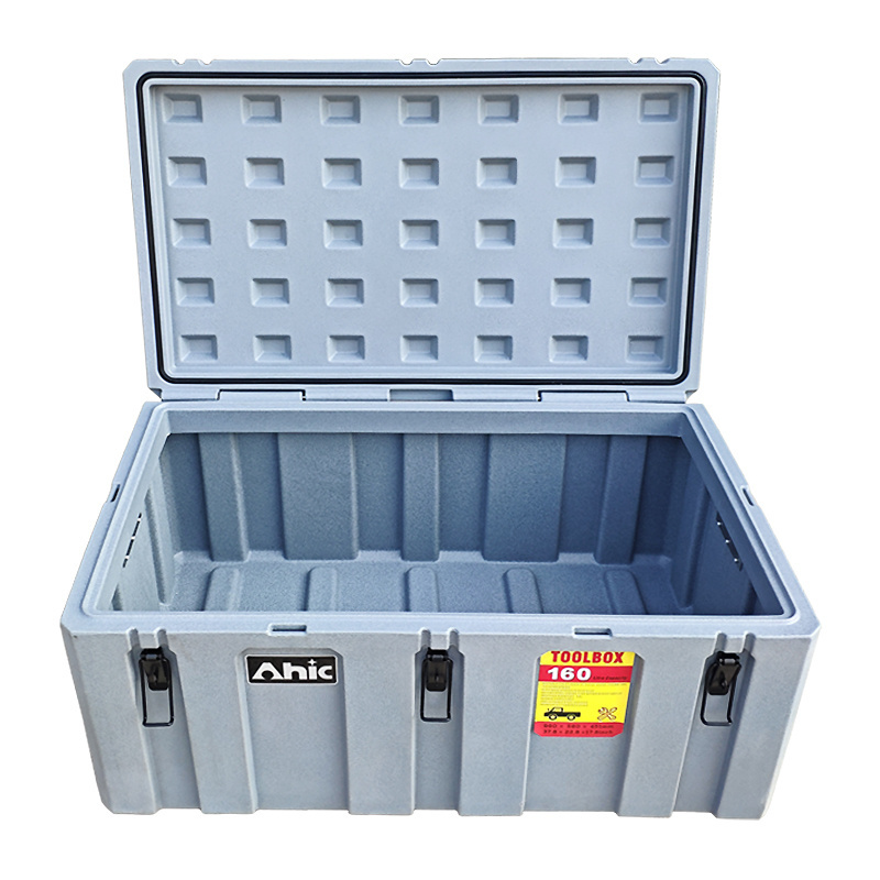 160L Heavy duty plastic truck tool box caja de herramientas