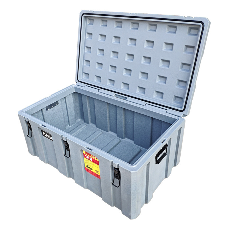 160L Heavy duty plastic truck tool box caja de herramientas