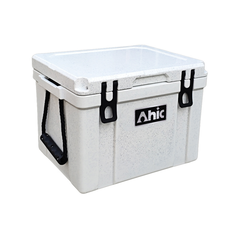 Ready To Ship AHIC excellent Fishing Boating Keep Fresh Cooler Box Ice Chest Hard Coolers Boxes with Lock Wheel