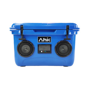 45L Wholesale Heavy Duty Camping PE  Portable Powered Cooler Box Speaker Cooler Box