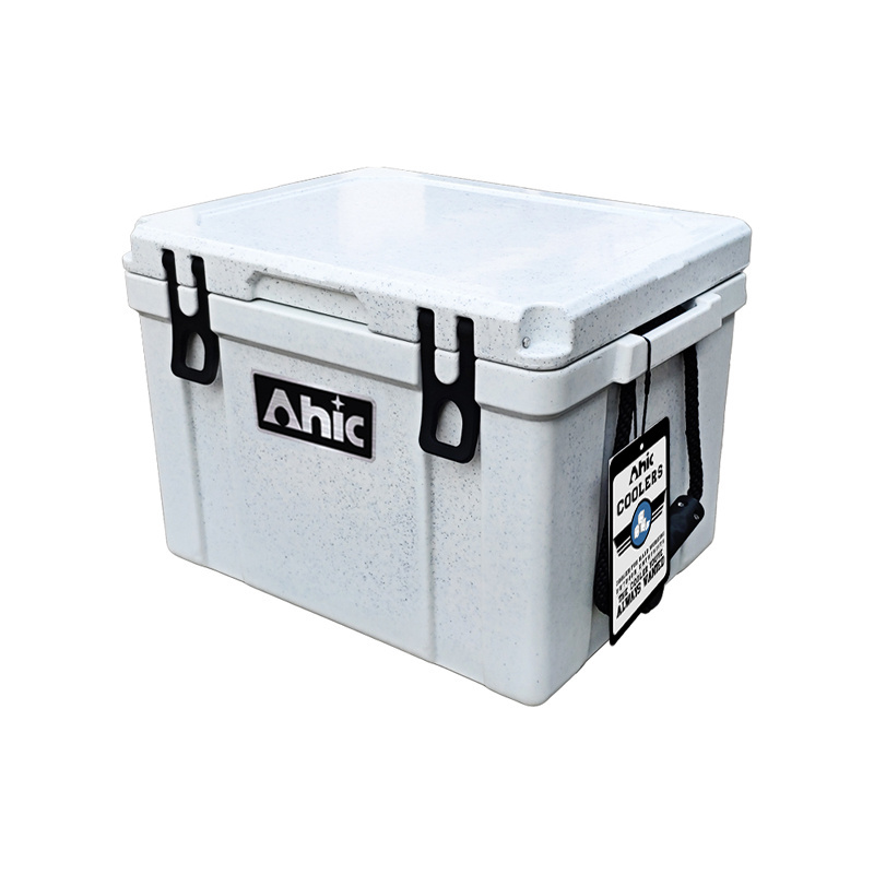 Ready To Ship AHIC excellent Fishing Boating Keep Fresh Cooler Box Ice Chest Hard Coolers Boxes with Lock Wheel