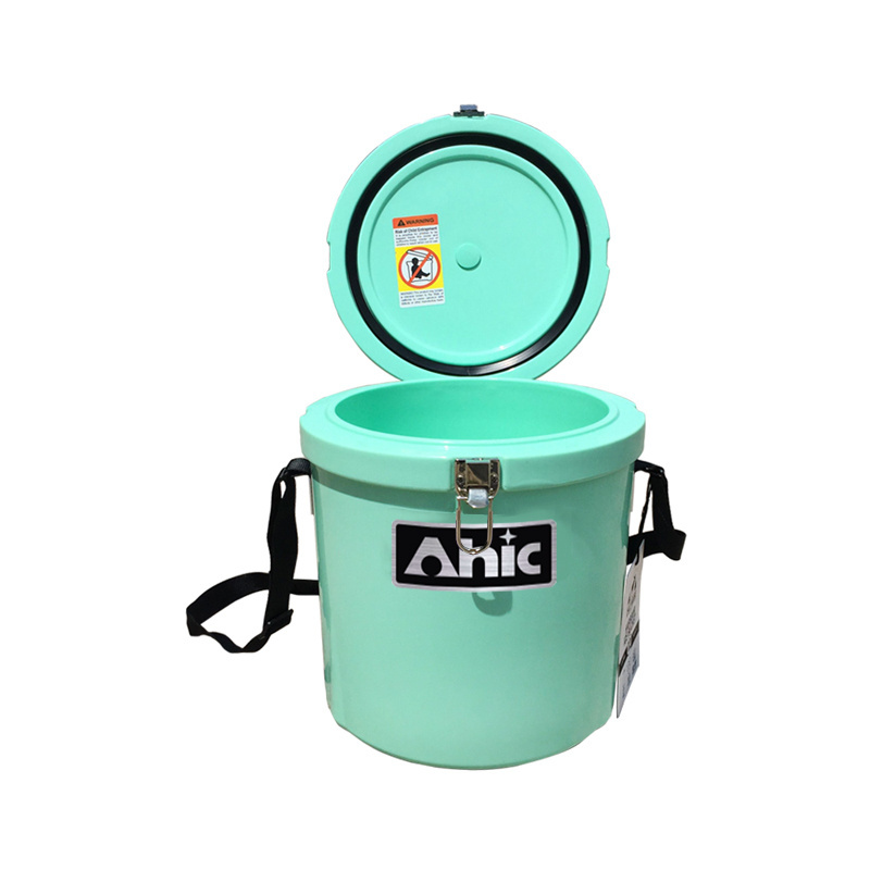 Wholesale Rotomolded Plastic Cooler 12 Liter Picnic Cooler Box Ice Bucket for Indoor and Outdoor