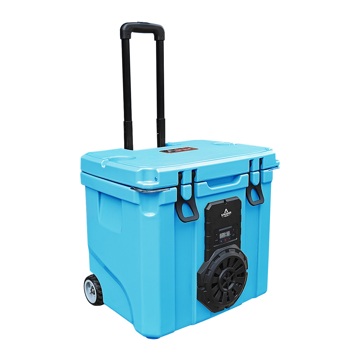 Modern fashion design music speaker cooler with wheels high output audio BT Speaker system ice chest