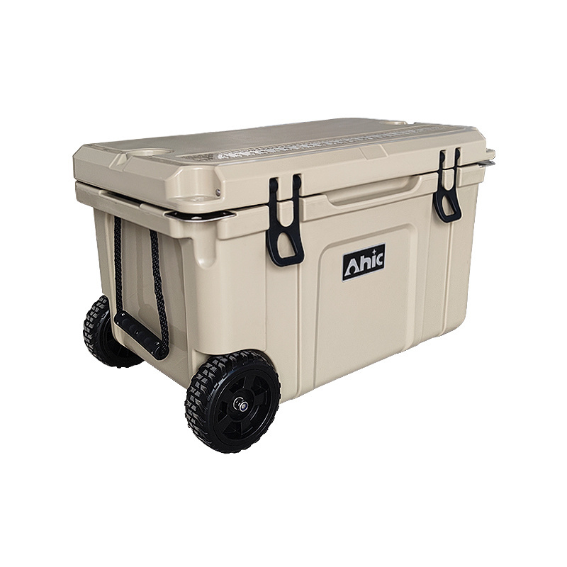 AHIC DL55 Capacity Car cooler take-out fishing food BBQ medical cooler with lock