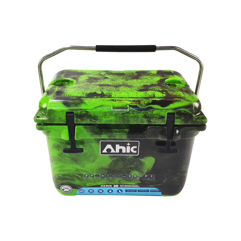 RH20 Food Grade Ice Chest Camping Kitchen Camo Cooler Box Ice Chest Portable Chilly Bin