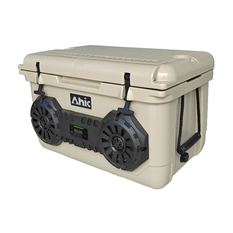 RH45 Newest Speaker Coolers Ice Box Portable Camping Kitchen Cooler Box with Speakers