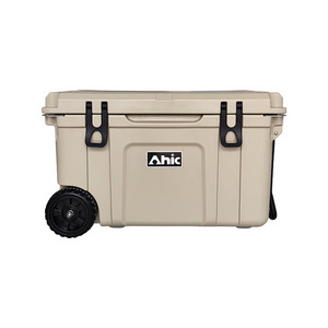 AHIC DL55 Capacity Car cooler take-out fishing food BBQ medical cooler with lock