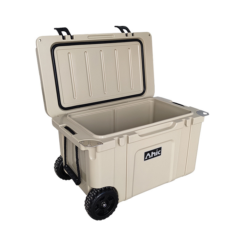 AHIC DL55 Capacity Car cooler take-out fishing food BBQ medical cooler with lock