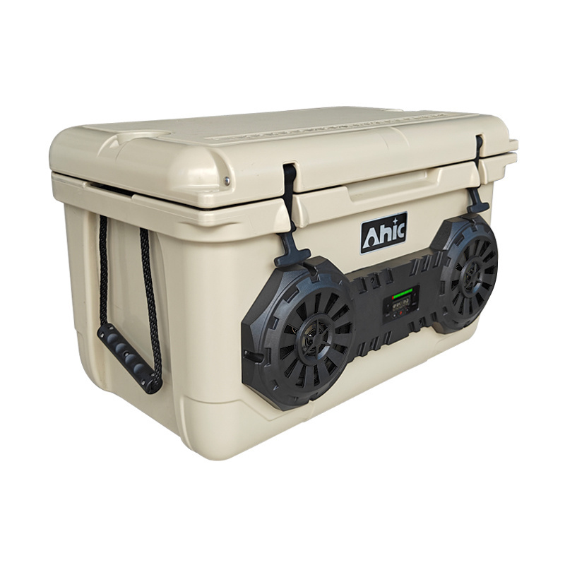 RH45 Newest Speaker Coolers Ice Box Portable Camping Kitchen Cooler Box with Speakers