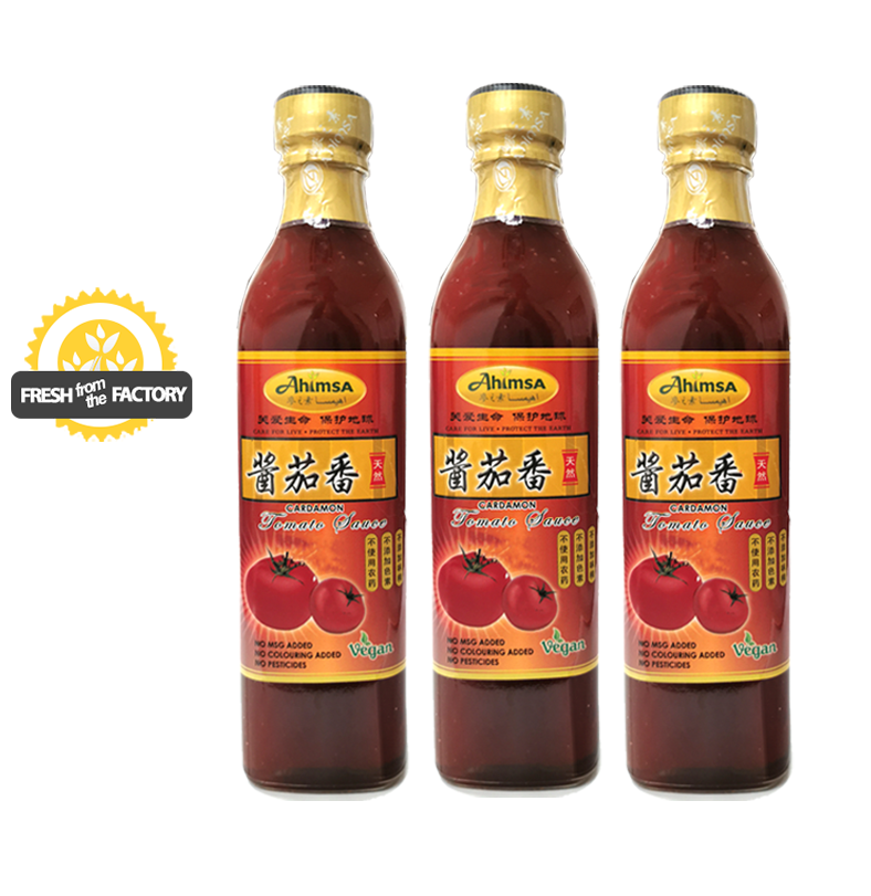 Halal BRC Liquid Glass Bottle Dipping Ketchup Cardamon Tomato Sauce Brewing Sweet Naturally-brewed Sauce Paste