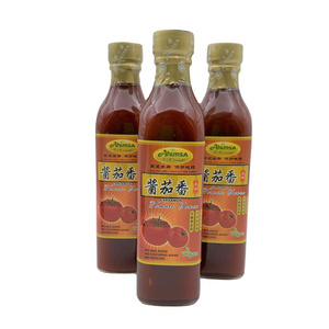 Halal BRC Liquid Glass Bottle Dipping Ketchup Cardamon Tomato Sauce Brewing Sweet Naturally-brewed Sauce Paste