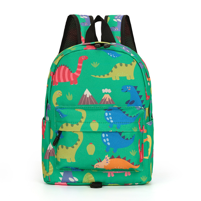 Factory Wholesale High Quality Canvas Lightweight Kindergarten Primary Bag Backpack Cartoon Portable School Bags