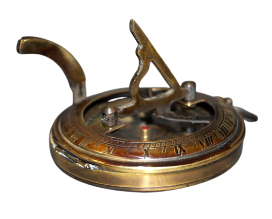 High Quality Push Button Sundial Compass Office Desk Decor at Reasonable Price