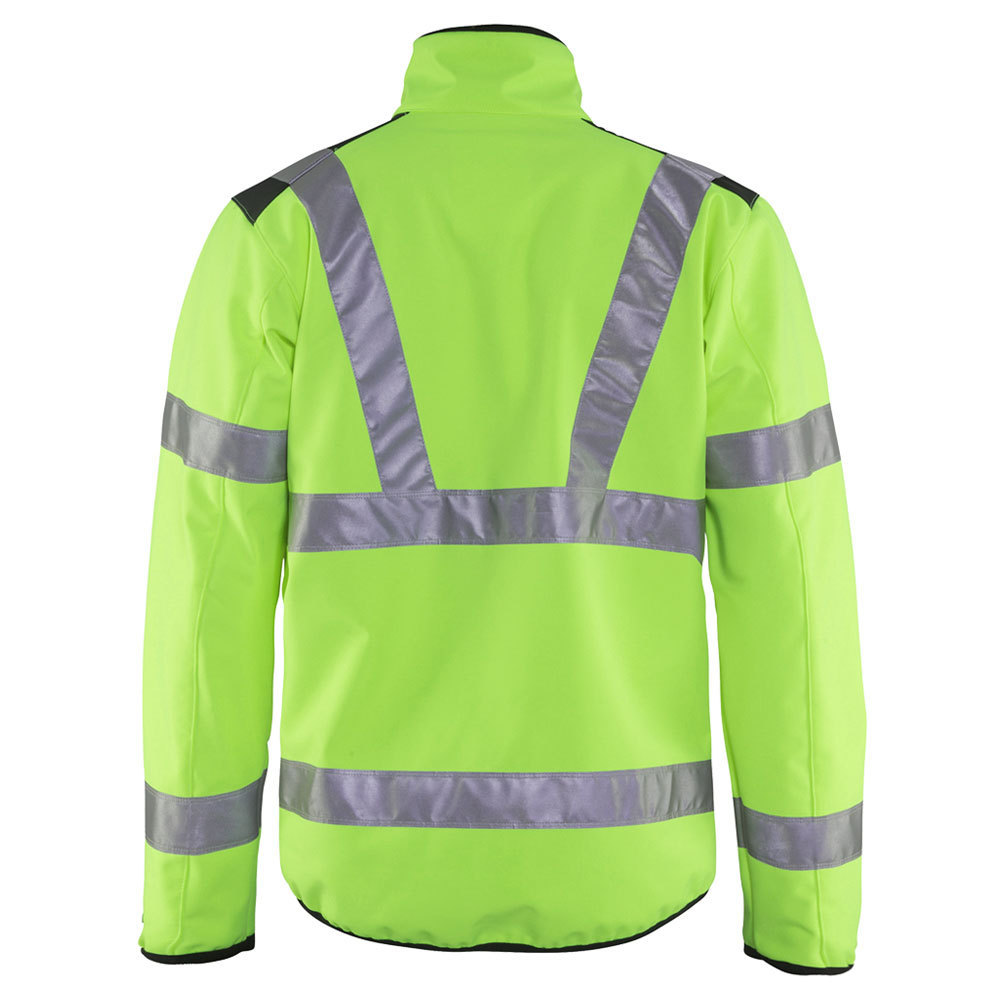 Outdoor Night Riding Running Hi-Vis Yellow Safety Vest Reflective Jacket