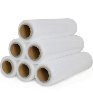 Lldpe Strech Film Roll Polyethylene 12 Micron Shrink Wrap Film Plastic Pallet Wrapping Hand Stretch Film