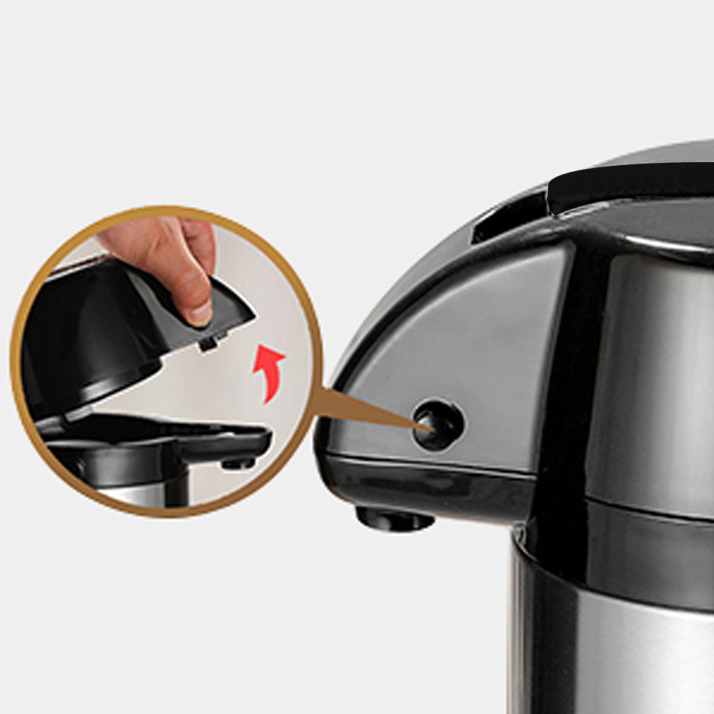 Hot Sale 1.3L1.9L 2.5L 3L 4L Vacuum Insulated Stainless Steel Lever Action Airpot Thermal Water Coffee Dispenser With Pump