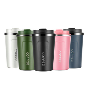 Wholesale 12/17oz double wall 18/8 thermos coffee vacuum Insulated travel stainless steel coffee mug