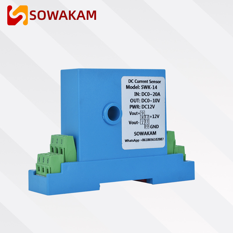 SWK-3A three phase 220V 380V ac current voltage transducer low 3-phase current transmitter and receiver 24VDC