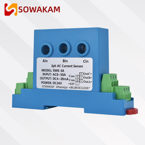 SWK-3A high precision RS485 0-50A 10ma current sensor split coil ac current sensor ble to voltage converter sensor transmitter