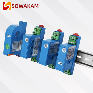 SWK-3A three phase 220V 380V ac current voltage transducer low 3-phase current transmitter and receiver 24VDC