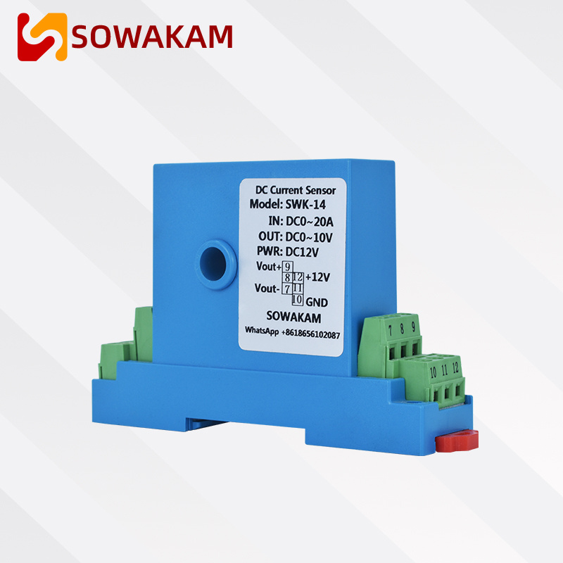 SWK-3A three phase 220V 380V ac current voltage transducer low 3-phase current transmitter and receiver 24VDC