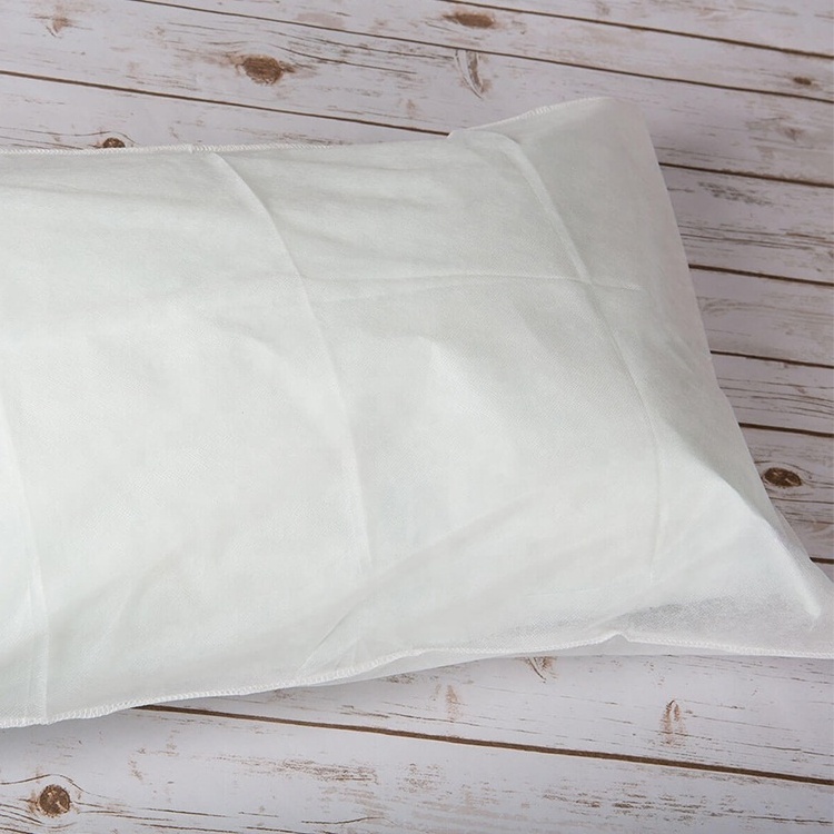 Hot selling Customized Travel hospital Non-woven cotton pillow cover disposable pillow case