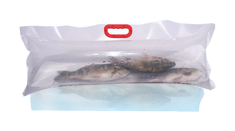 Super thick live fish oxygen packaging bag Aquatic seafood oxygen packaging bag Live fish portable gift express transport bag