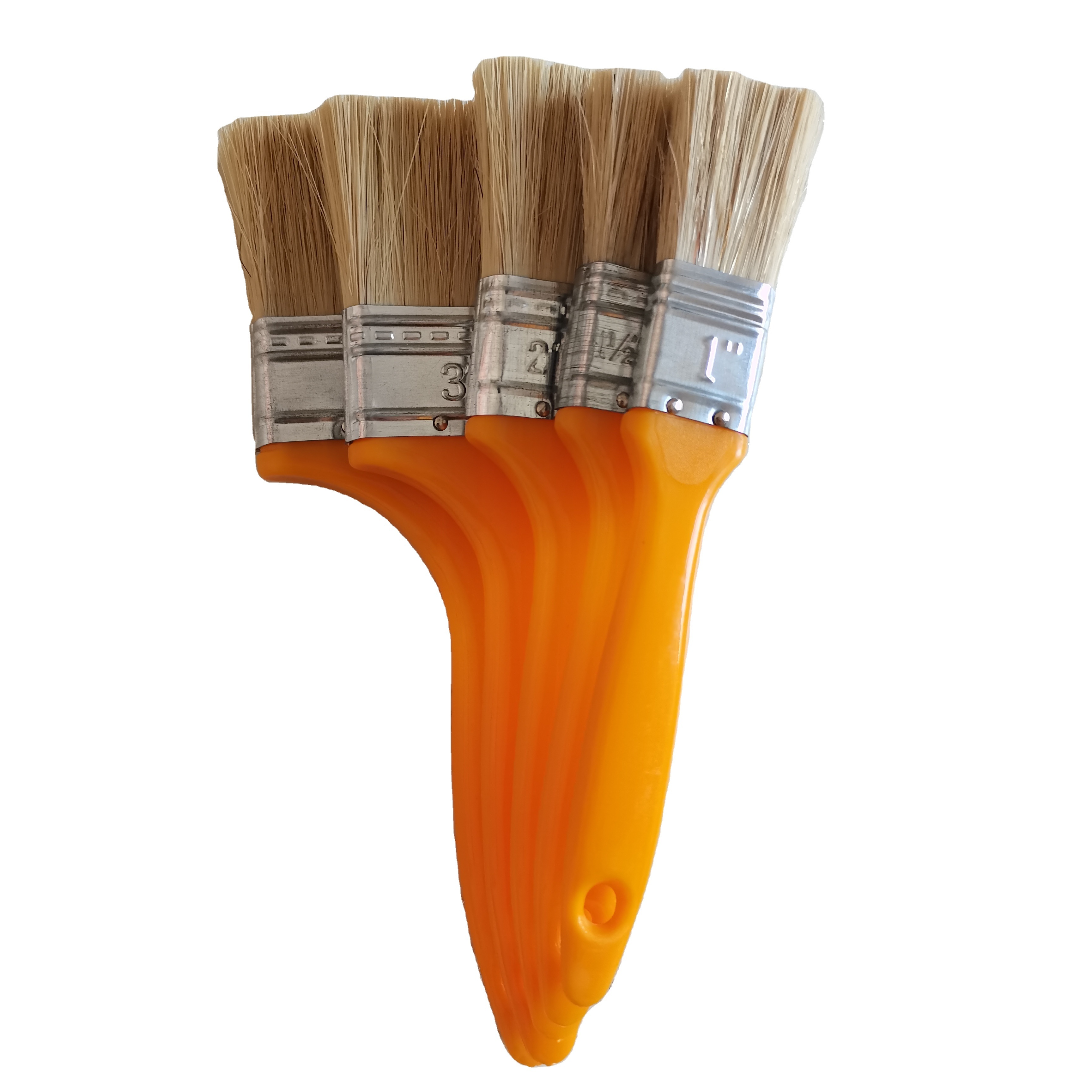 high quality plastic handle natural bristle paint brush