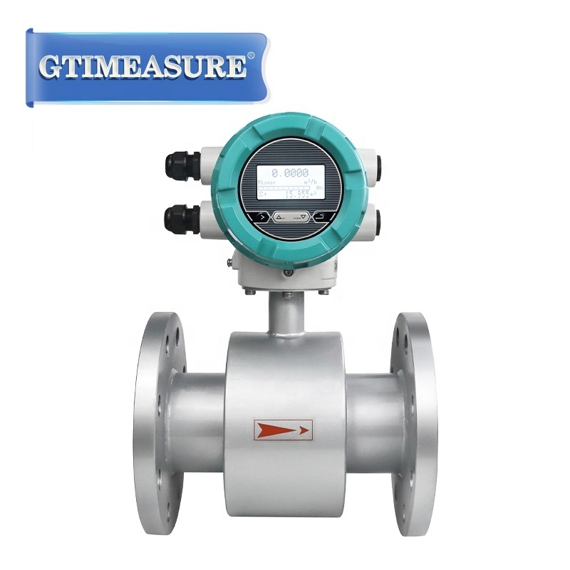 Wastewater Seawater acid High accuracy milk magnetic flowmeter Digital Water Electromagnetic Flow Meter