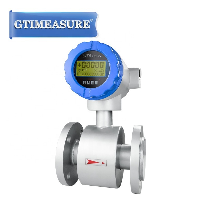 4-20mA RS485 Modbus Sewage Waste Water Mud Slurry Flow Meters 3-inch Electromagnetic Flow Meter