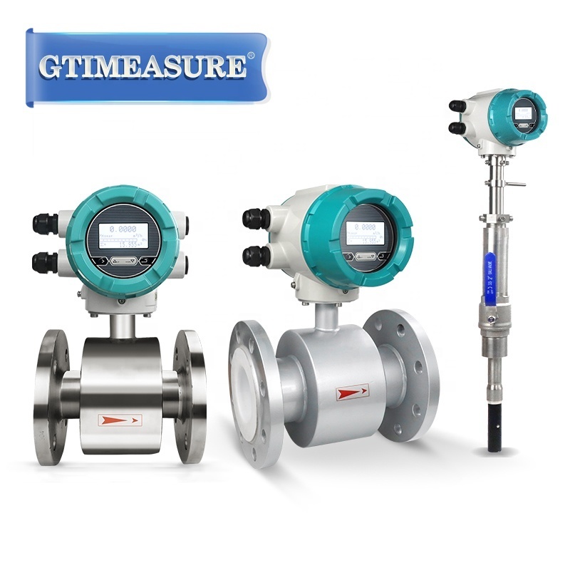 Wastewater Seawater acid High accuracy milk magnetic flowmeter Digital Water Electromagnetic Flow Meter