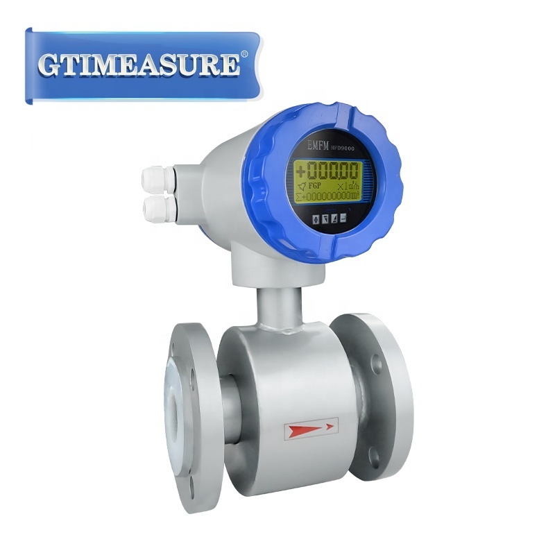 4-20mA RS485 Modbus Sewage Waste Water Mud Slurry Flow Meters 3-inch Electromagnetic Flow Meter