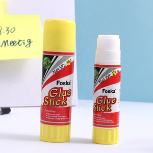 FOSKA PVA ECO Friendly Office School Non Toxic White Solid Glue Stick High Quality and Low Price Glue Stick for Kids Study