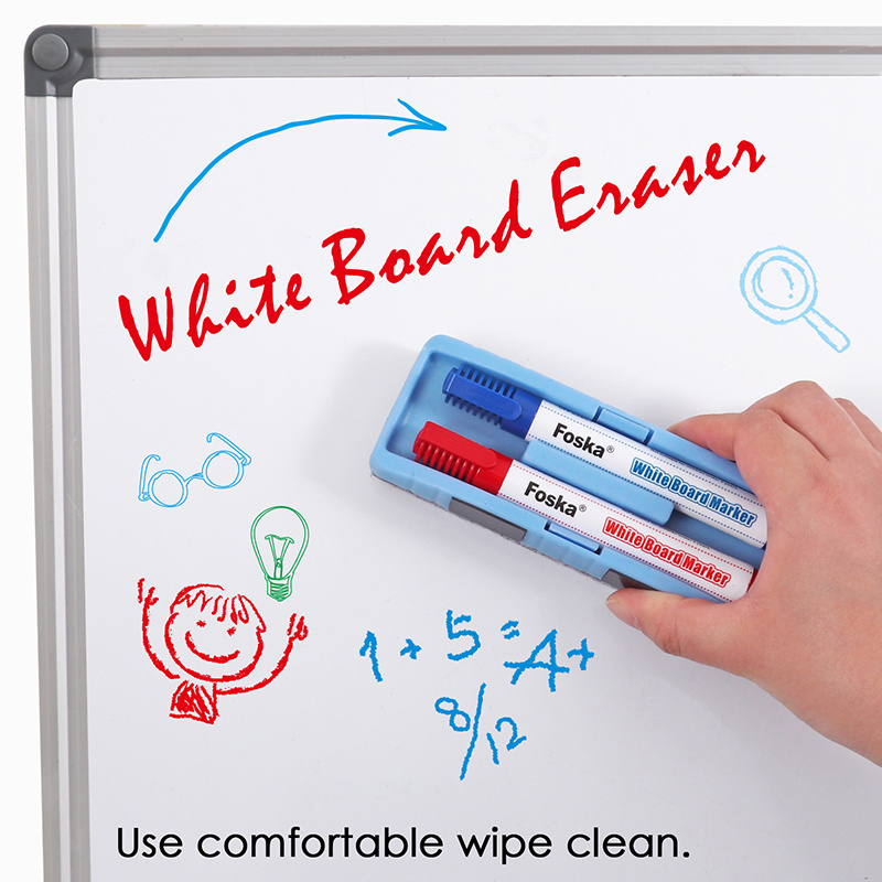 Foska EVA Dry Erase White Board Eraser with Pen holder