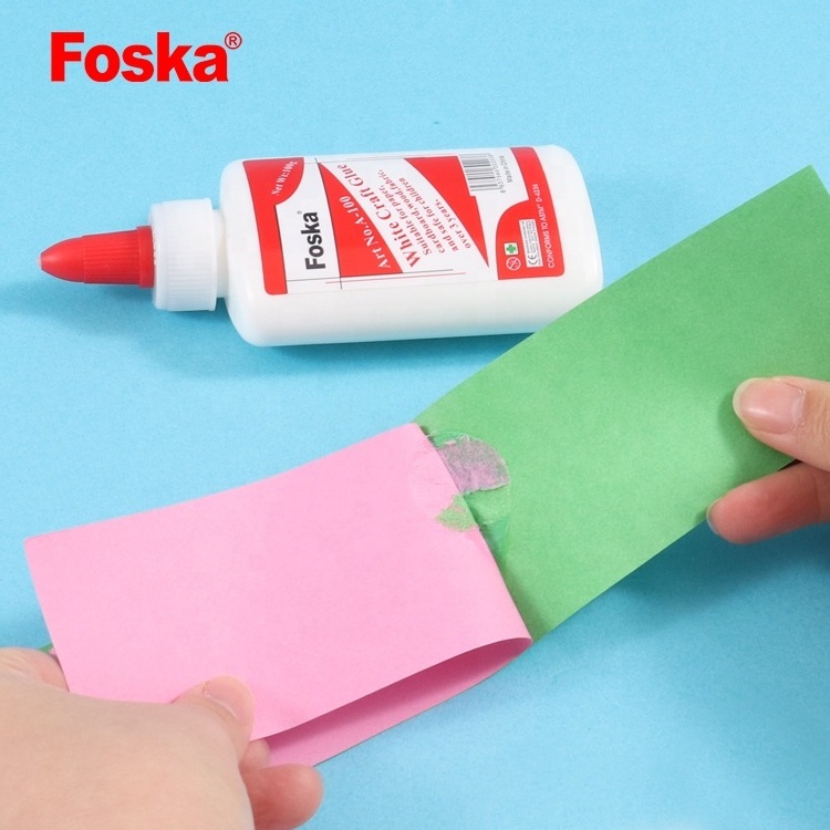 Foska Professional Manufacturer Wood Glue with White Color for Woodworking School Furniture