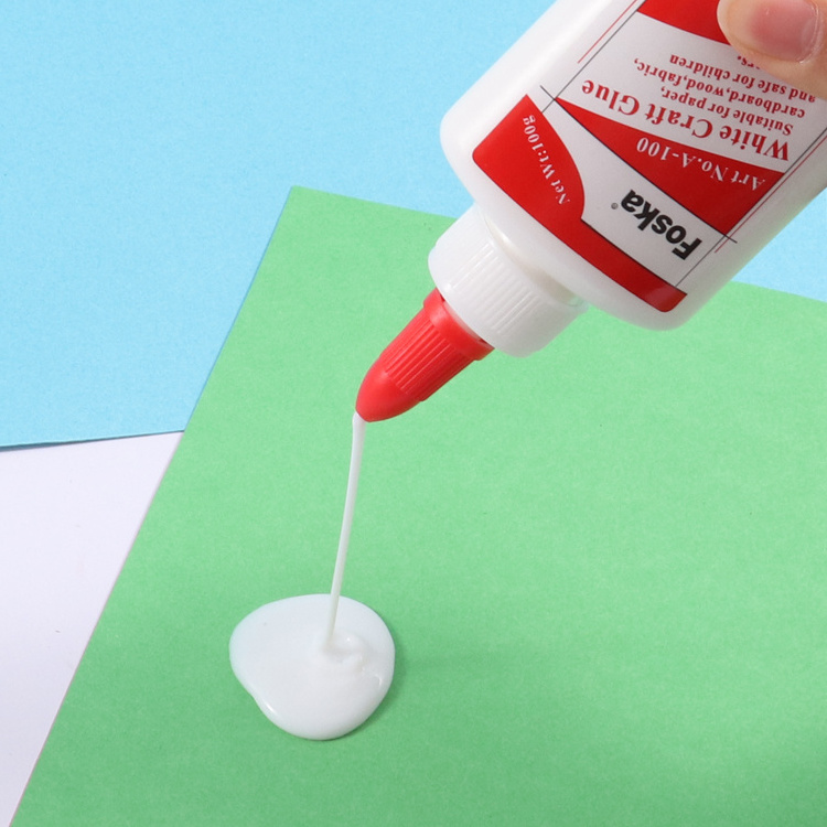 Foska Non Toxic Adhesive Strong Bond Stationery White Glue For School And Office