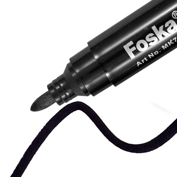 Foska Quick Drying Marker Pen Blue Green Black Red Alcohol Based Pen Marker Permanent Marker Pen 0.8