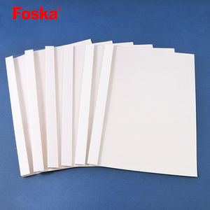 Hot Sale A4 Transparent PVC + White Cardboard Thermal Binding cover