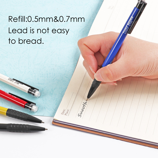 Good Quality 0.5MM and 0.7MM Plastic Mechanical Pencil with Eraser